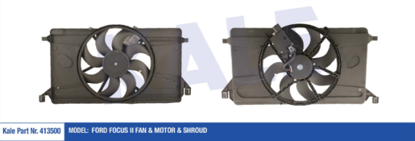 KALE 413500 | Ford Focus 2008-2011 1.6 Benzinli Fan Motoru Komple