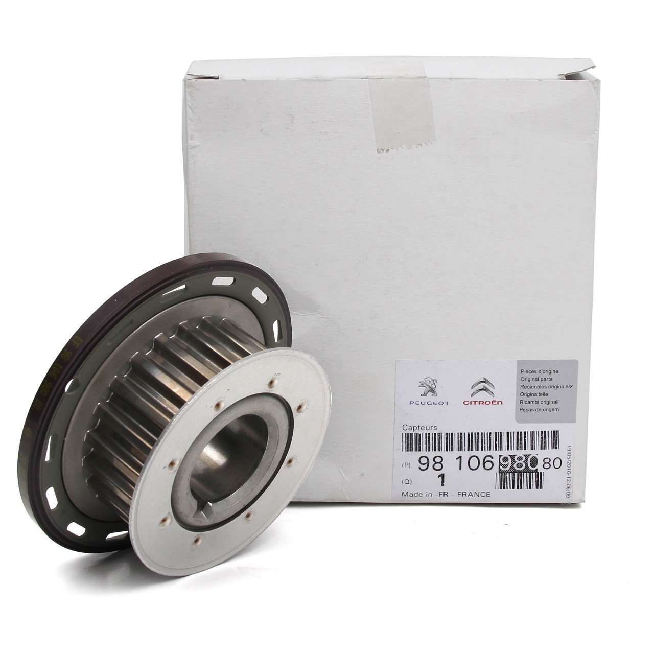 PSA 9810698080 | Citroen C-Elyse 1.6 Hdi Krank Dişlisi Okuyuculu Orijinal