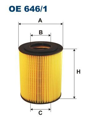 FILTRON OE646-1 | Yağ Filtresi
