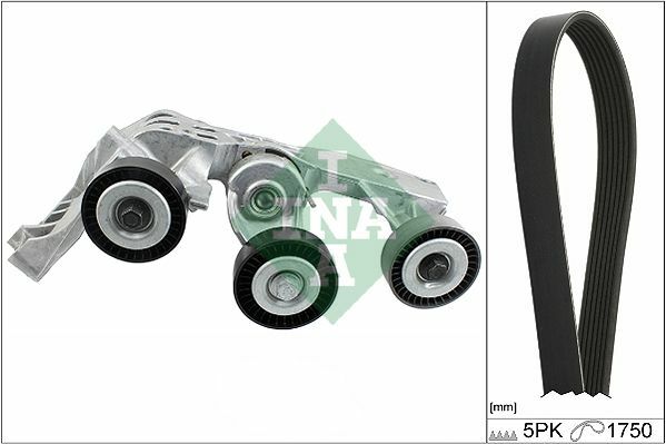 INA 529008110 | Kanallı Kayış Seti (5Pk1750, Kütüklü) A-Class W168 01-04 Vaneo 414 02-05