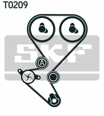 SKF VKMC03258 | Triger Tk + Devirdaim 03-206-307-1007-C2-C3-C4 1.4 16V