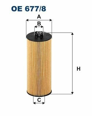 FILTRON OE677-8 | Yağ Filtresi 14-A-Seri (W176) C-Seri (W205) E-Seri (W212)