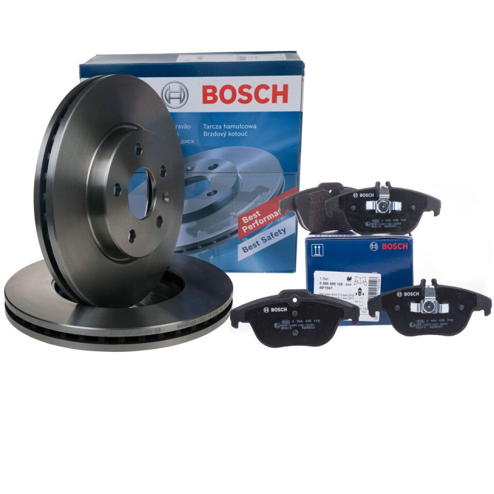 Peugeot Partner Tepee 2009-2019 Ön Fren Disk Ve Balata Takımı Bosch Marka Alman Ürünü