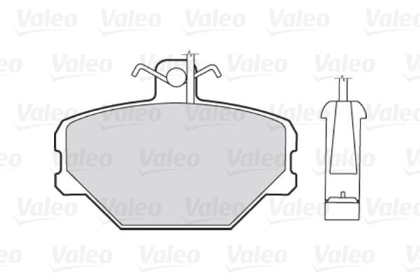 VALEO 670095 | Fren Balata Ön Tempra-Tipo 1.4