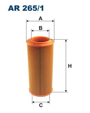 FILTRON AR265-1 | Hava Filtresi 00-02 Polo 1.4Tdi
