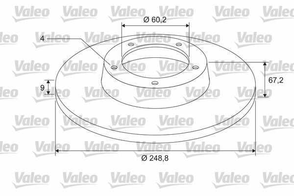 VALEO 675405 | Disk + Rulman Arka (Ad) 01-Pt.307-C4 (Kutu-Fıyat:Tek)