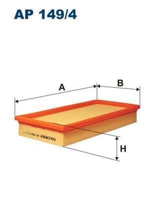 FILTRON AP149-4 | Hava Filtresi 02-08 Polo 1.2 12V