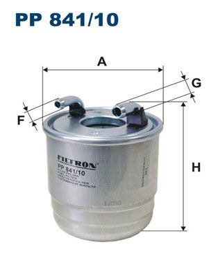 FILTRON PP841-10 | Mazot Filtresi 05-A-Seri (W169) C-Seri (W204) E-Seri (W212)