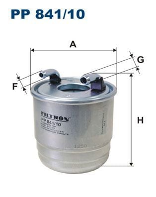 FILTRON PP841-10 | Mazot Filtresi 05-A-Seri (W169) C-Seri (W204) E-Seri (W212)