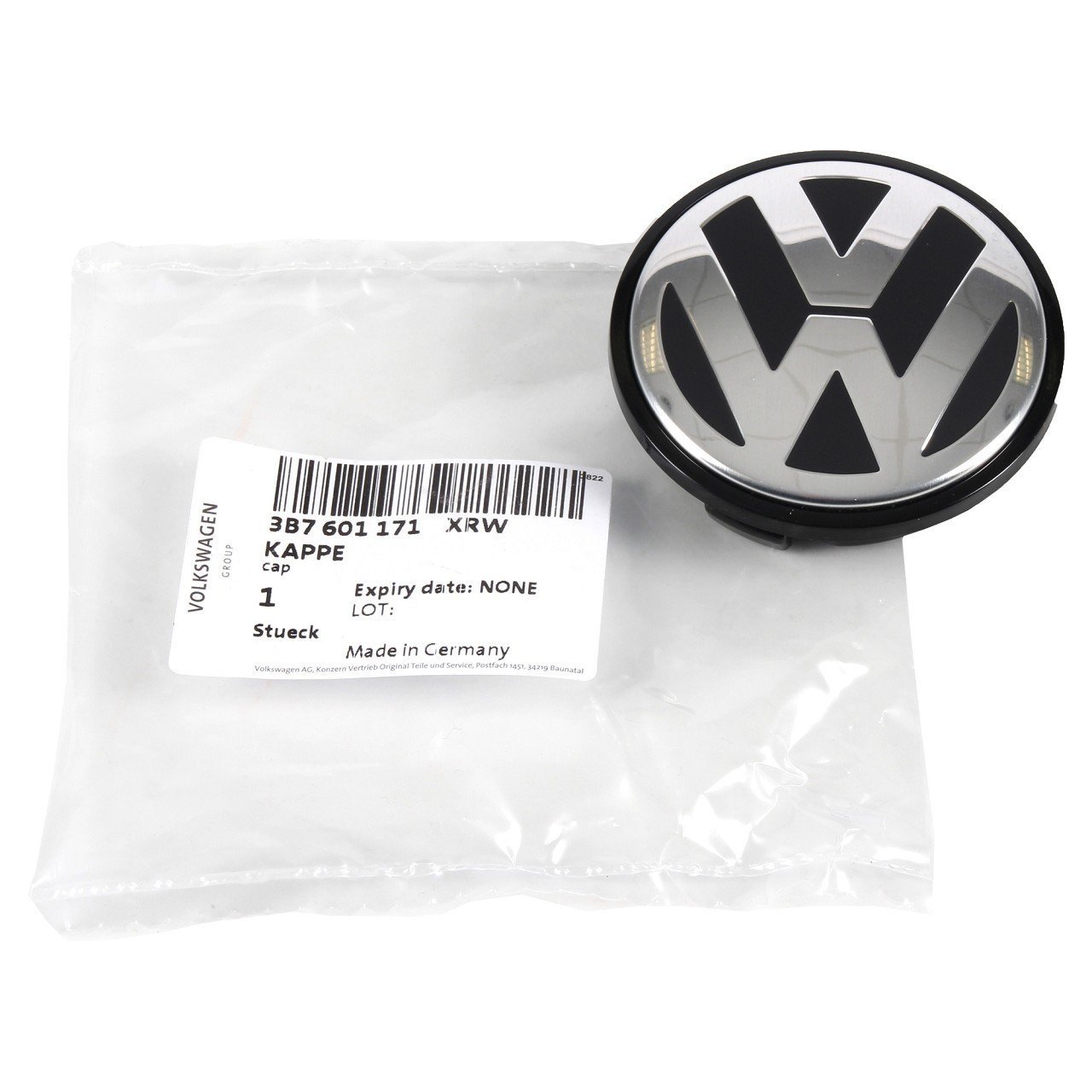 VAG / ORJINAL 3B7601171XRW | Volkswagen Passat 2001-2005 Model Arası Alüminyum Jant Göbeği
