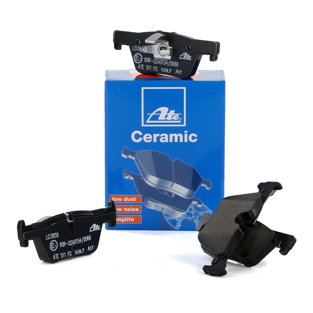 ATE 13.0470-3859.2 | Bmw F20 Kasa 116d Seramik Arka Fren Balata Takımı