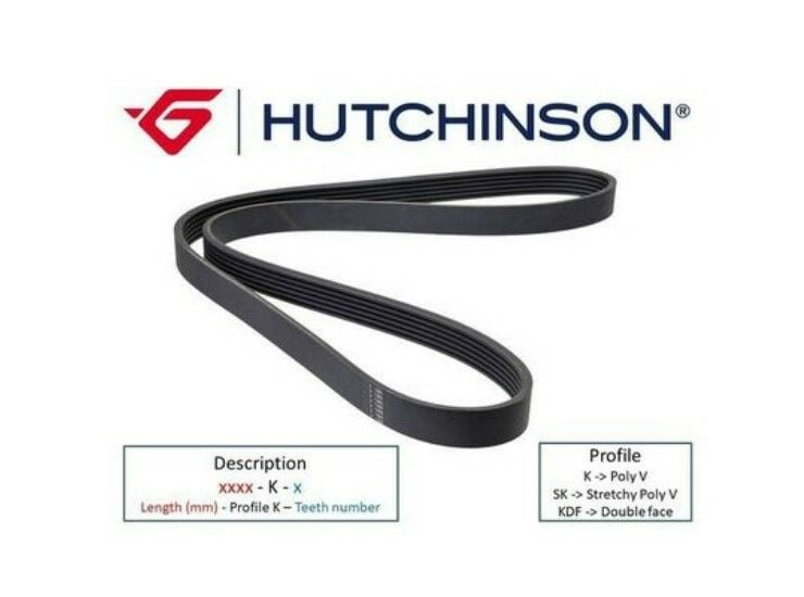 HUTCHINSON 7PK1570 | Nissan QashQai 2 2014- 1.2 Benzinli Alternatör Kayışı