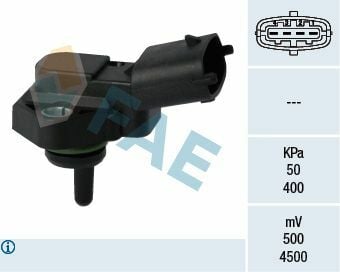 FAE 15095 | Turbo Basınç Sensörü Daf Cf75 Cf85 01-13 Xf95 02-06 Xf105 05-/ Renault Premıum Kerax 370 / 420 00-Mıdlum 180 / 220 01-/ Iveco Eurocargo 100E-110E-120E-130E-140E-150E-160E-180E 00-15 / Ford Cargo 2524 04-10 (4 Pin)