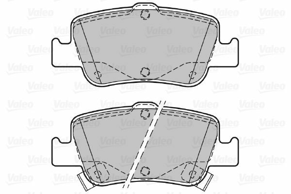 VALEO 670377 | Fren Balata Arka 07-Corolla-Auris 1.4D D-4D (F.S:Bosch)