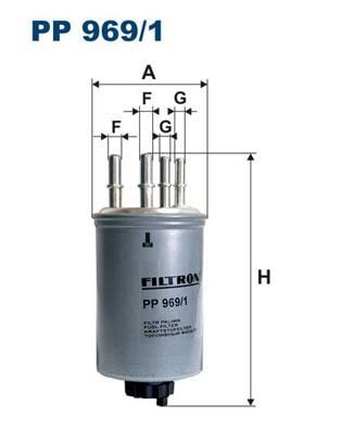 FILTRON PP969-1 | Mazot Filtresi 13-Range Rover Sport 2.7-3.0Tdi4×4