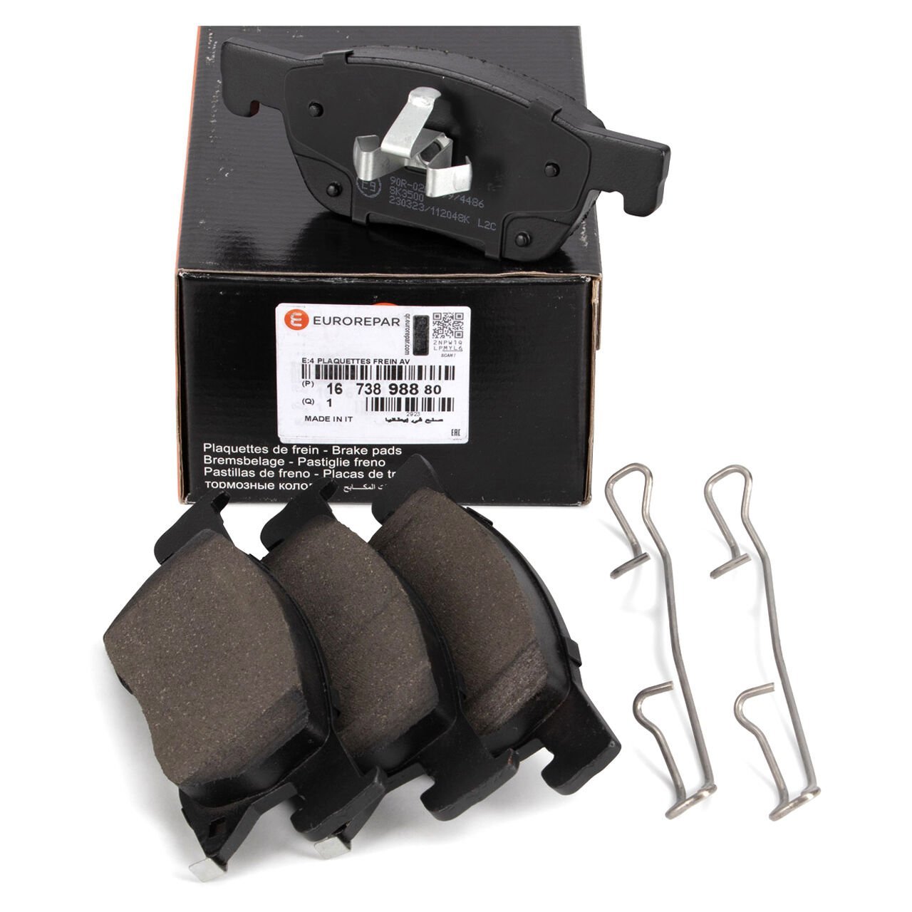 EUROREPAR 1673898880 | Opel Astra K Ön Fren Balatası 276 mm