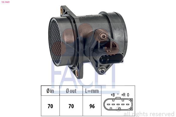 FACET 10.1441 | Hava Akışmetre VW 1.8 T Awl Awt Aqa Awd Agu Arz