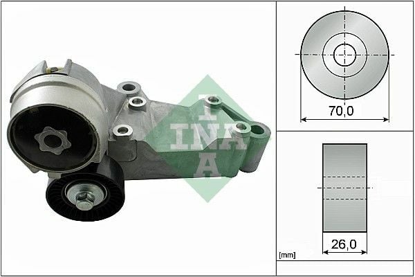 INA 534014610 | Alternatör Gergi Rulmanı (Kütüklü) Focus 98-04 Fiesta 95-02 Connect 1.8 TDCI 02-13