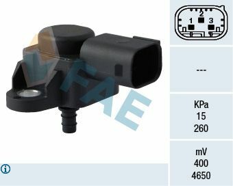 FAE 15074 | Emme Manifoldu Basınç Sensörü W203 03-07 W204 07-14 C209 03-09 W212 11-15 W221 05-13 Sprinter 96-16