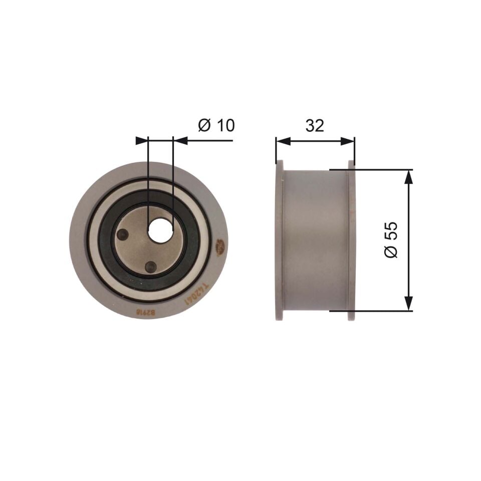GATES T42041 | Triger Gergi Rulmanı