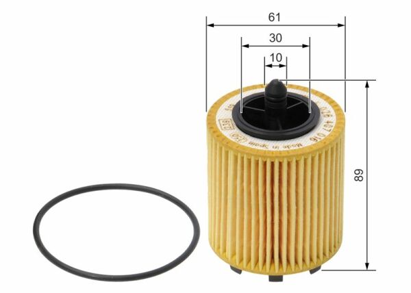 BOSCH F026407016 | Yağ Filtresi 159 (939_) 05-121.9 Jts (939Axa1b) 2.2 Jts (939Axb1b, 939Axb11) 159 Sportwagon (939_) 05-121.9 Jts (939Bxa1b) 2.2 Jts (939Bxb1b, 939Bxb11) Brera (939_) 06-112.2 Jts (939.Dxb11) Spıder (939_) 06-112.2 Jts (939Exb1b, 939Exb11