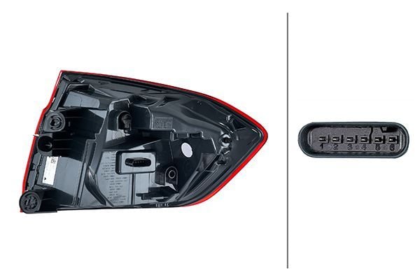 HELLA 2SD012147-311 | Stop Lambası Dış Sol (Led) BMW F30-Lcı 16-18
