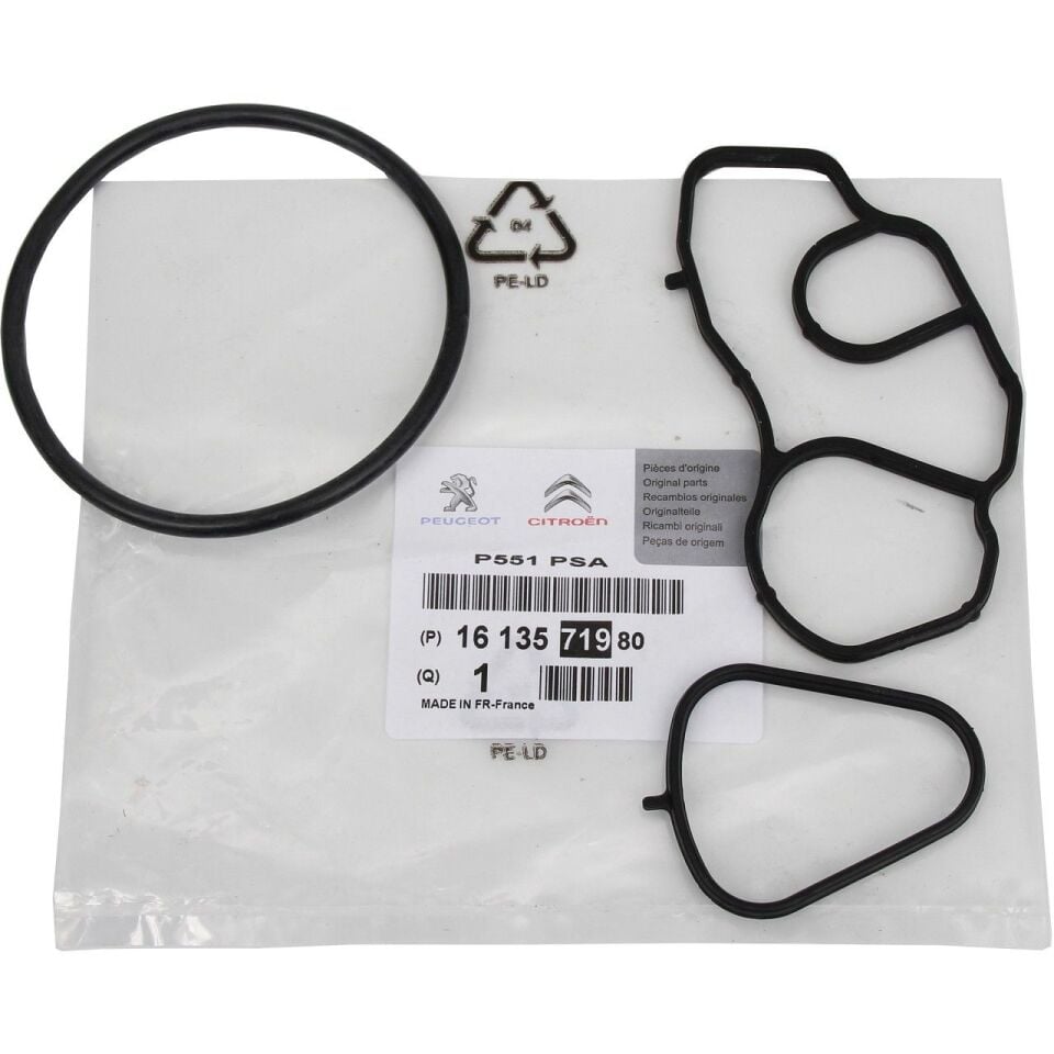 PSA 1613571980 | Peugeot 508 R8 Yağ Filtre Kütük Conta Takımı Orjinal