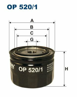 FILTRON OP520-1 | Yağ Filtresi R12 1300