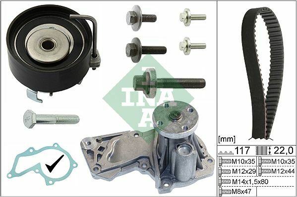 INA 530049530 | Devırdaim Volvo S40 / V40 / V70 / S80 / V60 1.6 B