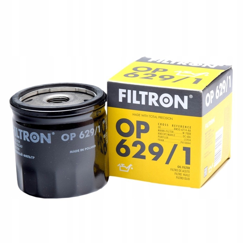 FILTRON OP629-1 | Ford Kuga 2013-2019 1.5-1.6 Ecoboost Yağ Filtresi Benzinli