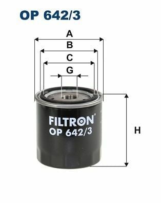 FILTRON OP642-3 | Yağ Filtresi 08-Megane.III-Scenic.III 1.9Dci