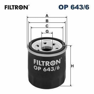 FILTRON OP643-6 | Yağ Filtresi 15-Dokker-Duster-Lodgy 1.6 11-Micra