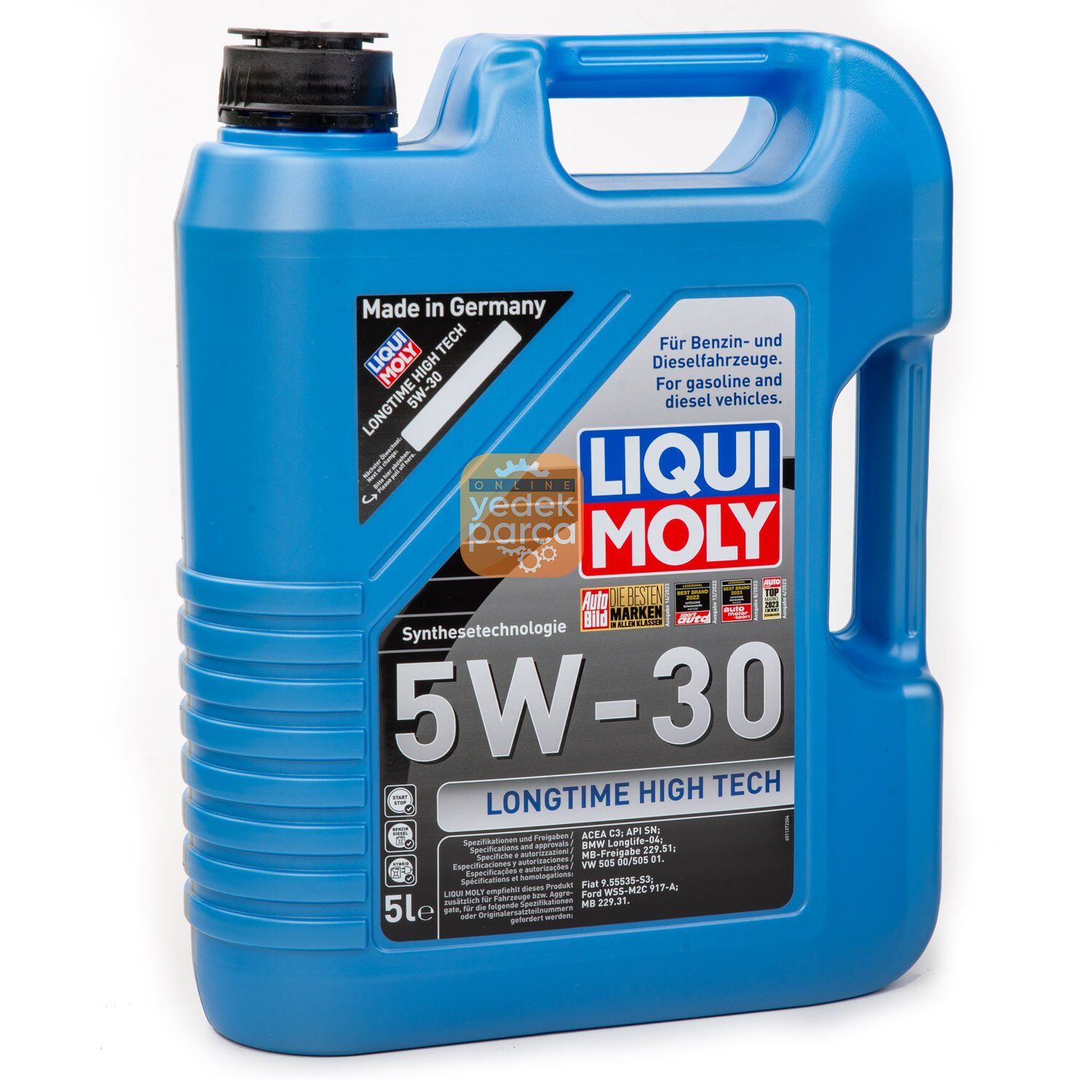 LIQUI MOLY 9507 | 5W-30 Motor Yağı DPF`li Sentetik LONGTIME HIGH TECH 5 Litre (9507)
