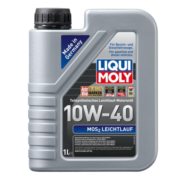 Mos2-Leichtlauf 10w40 Kısmi Sentetik Motor Yağı 1 Litre