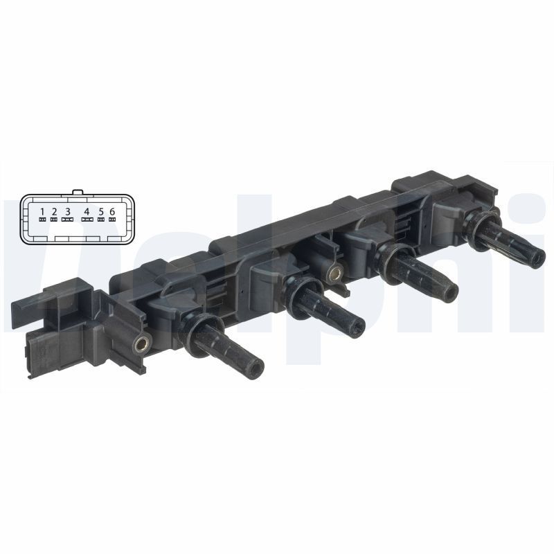 DELPHI GN10502-12B1 | Ateşleme Bobini P206 P307 C4 Vts Ew10j4s (2,016V) P807 C8 P406 P607 Ew12j4 (2,2 16V)