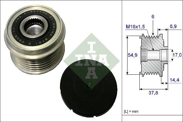 INA 535021710 | Alternatör Kasnağı Hyundai