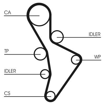 CONTINENTAL CTAM CT1088K3 | VW A4 Passat 2.0 FSI Blr Triger Seti 06F1098119a