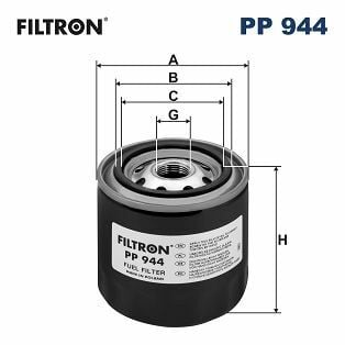 FILTRON PP944 | Mazot Filtresi Nissan D21 Pıckup 1985-1991 Land Cruiser 1980-1990