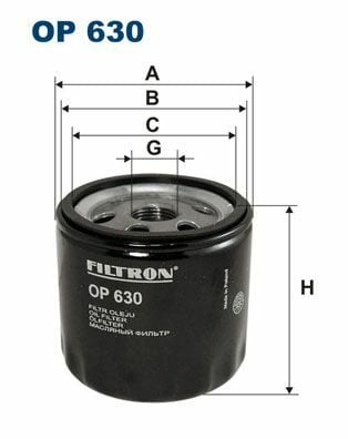 FILTRON OP630 | Yağ Filtresi (Opel