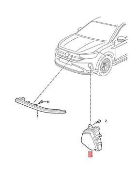 VAG / ORJINAL 2G7941661 | Volkswagen Taigo Sol Ön Led Sis Farı Orijinal