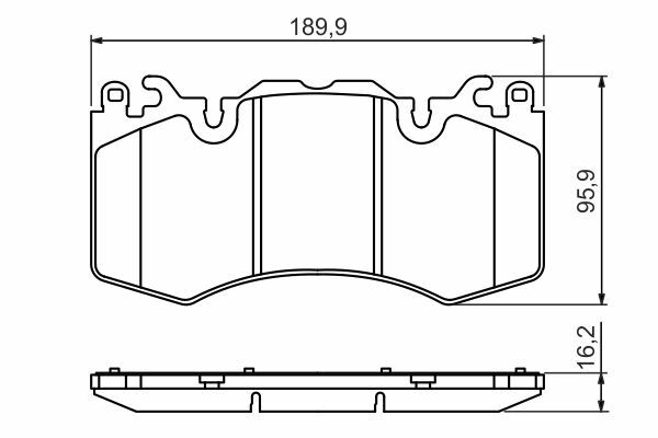 BOSCH 0986494440 | Fren Balata Ön Defender Station Wagon (L663) 19-P300 Si44×4 P400 I6 Mhev4×4 D200 Sd44×4 D240 Sd44×4 D250 Mhev4×4 D300 Mhev4×4 P400e Hybrid4×4 D200 Mhev4×4 Defender Van (L663) 20-2.0 P300 Si44×4 3.0 P400 I6 Mhev4×4 2.0 D200 Sd44×4 2.0 D2
