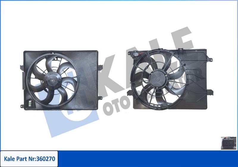 KALE 360270 | Fan Motoru + Davlumbaz 10-15 İx35 2.0 *4Wd* 10-Sportage 2.0Cvvt *Awd*