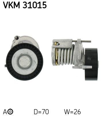 SKF VKM31015 | VW Polo 1.4 Şarj Rulmanı 030145299C