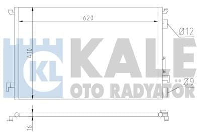 KALE 389000 | Opel Vectra C Klima Radyatörü
