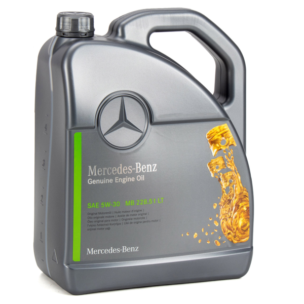 MERCEDES-BENZ A000989690613ABDE | Benz 5W30 Motor Yağı 5 LT MB 229.51 Orijinal Yıldızlı 2022 Tarihli