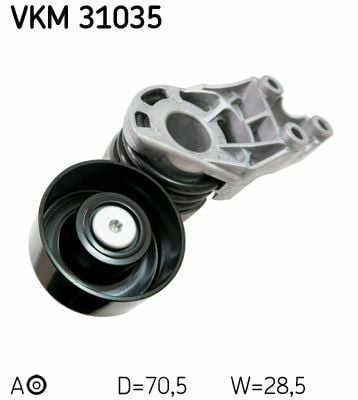 SKF VKM31035 | V Kayış Gergi Kütüğü Polo 00-10 Cordoba 03-09 Ibiza 02-11 Fabia 00-14 Amf Bay Bms