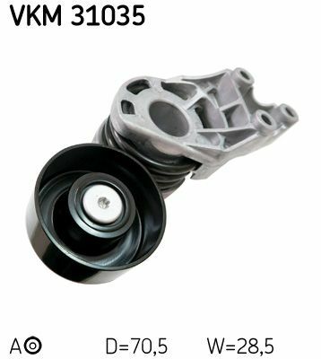 SKF VKM31035 | V Kayış Gergi Kütüğü Polo 00-10 Cordoba 03-09 Ibiza 02-11 Fabia 00-14 Amf Bay Bms