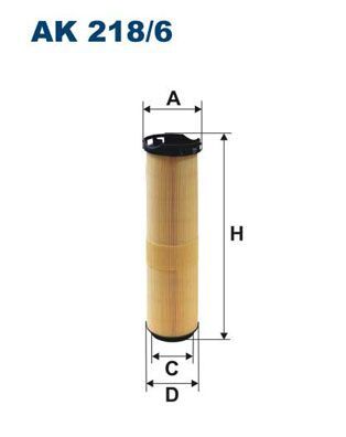 FILTRON AK218-6 | Hava Filtresi 02-09 E-Seri (W211-S211)
