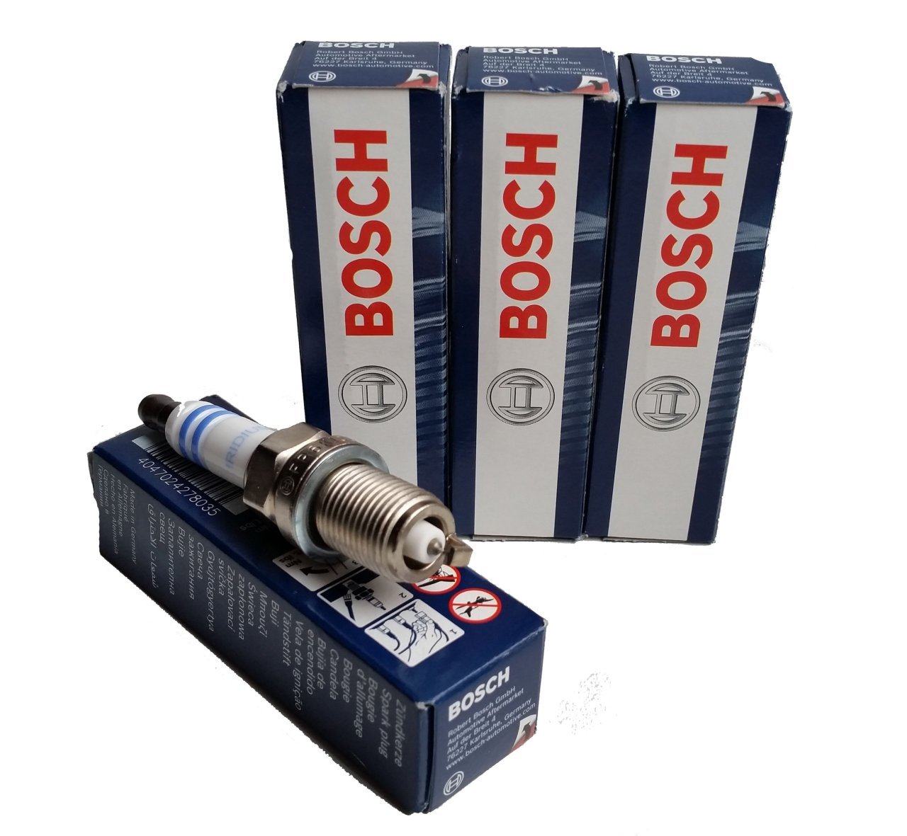 BOSCH 0242236577 | Peugeot 307 1.6 16 Valf 110 Hp Buji Takımı İridyum (4 Adet)