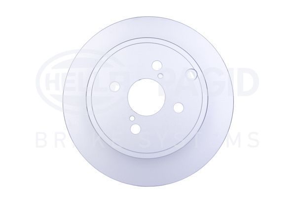 HELLA PAGID 8DD355110-511 | Fren Diski Arka Kaplamalı (279-4)-(Toyota Corolla 03 / 07 1.4 D4d Dizel / Corolla-Verso 04 / 07) | 2 Adet